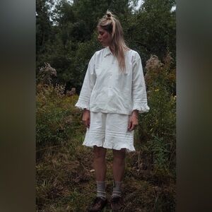 Rudy Jude Pillowcase Top in Salt XS NWT